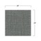 Mohawk Mohawk Basics 24 x 24 Carpet Tile SAMPLE with EnviroStrand PET Fiber in Slate EB303-949 - alternate 3